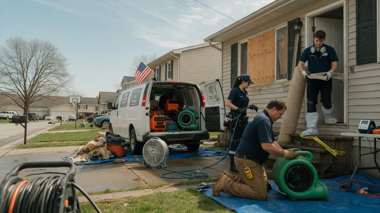 Water Damage Restoration in Blanchester, OH near me